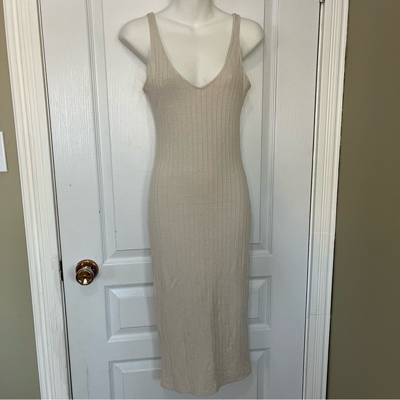 Zara  Ribbed Sleeveless Dress Women Small - Picture 5 of 11